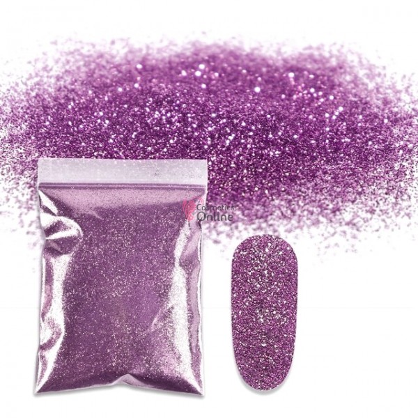 Decor pentru unghii 10g SCL026 sclipici glitter Pink Lavander
